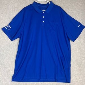 Nike Dri-Fit Men’s Polo Size 3XL Amazon Employee Shirt Blue EUC